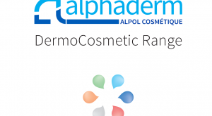 Le logo de la nouvelle gamme Alphaderm