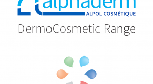 Le logo de la nouvelle gamme Alphaderm
